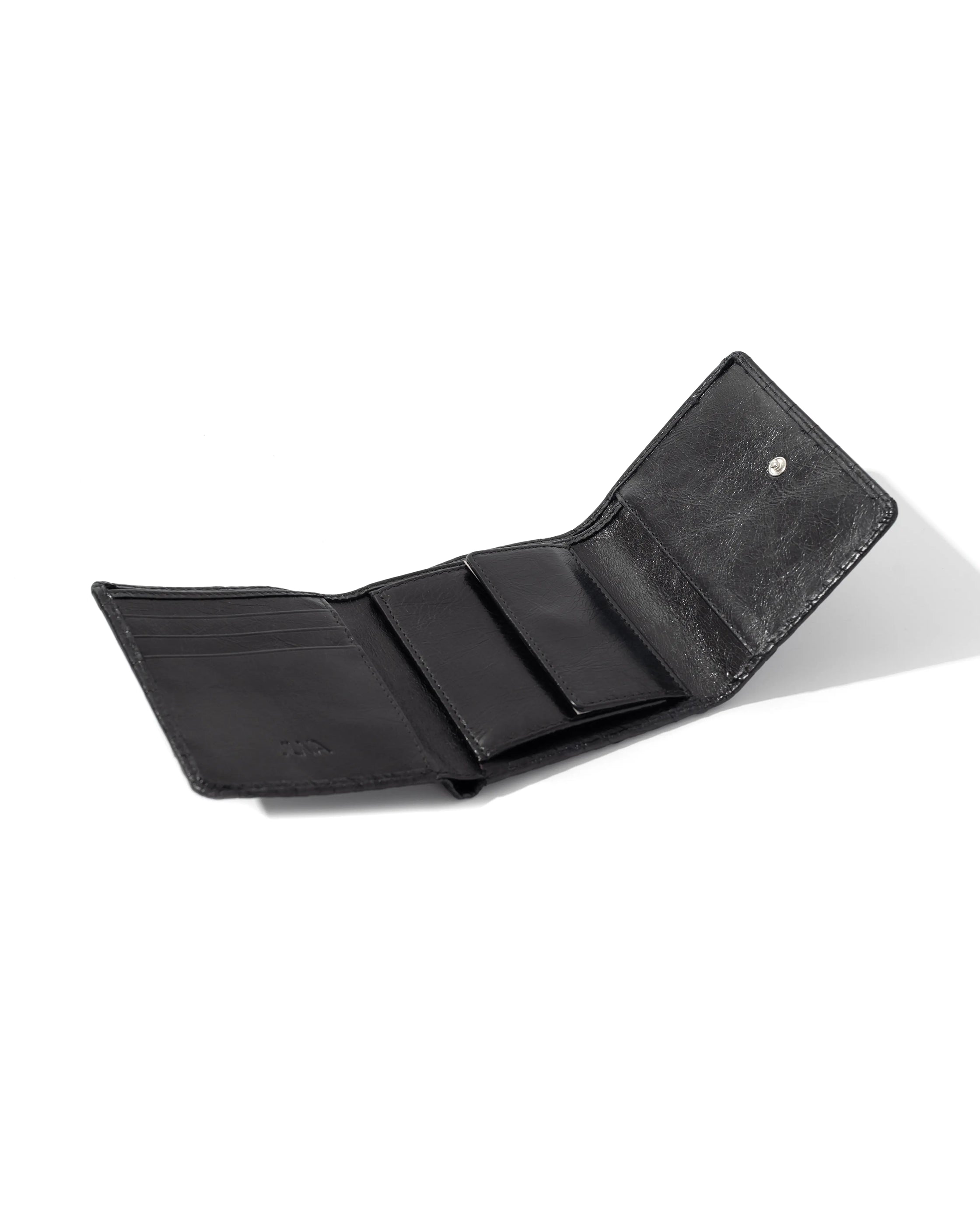 WALLET JUNA CROCO BLACK