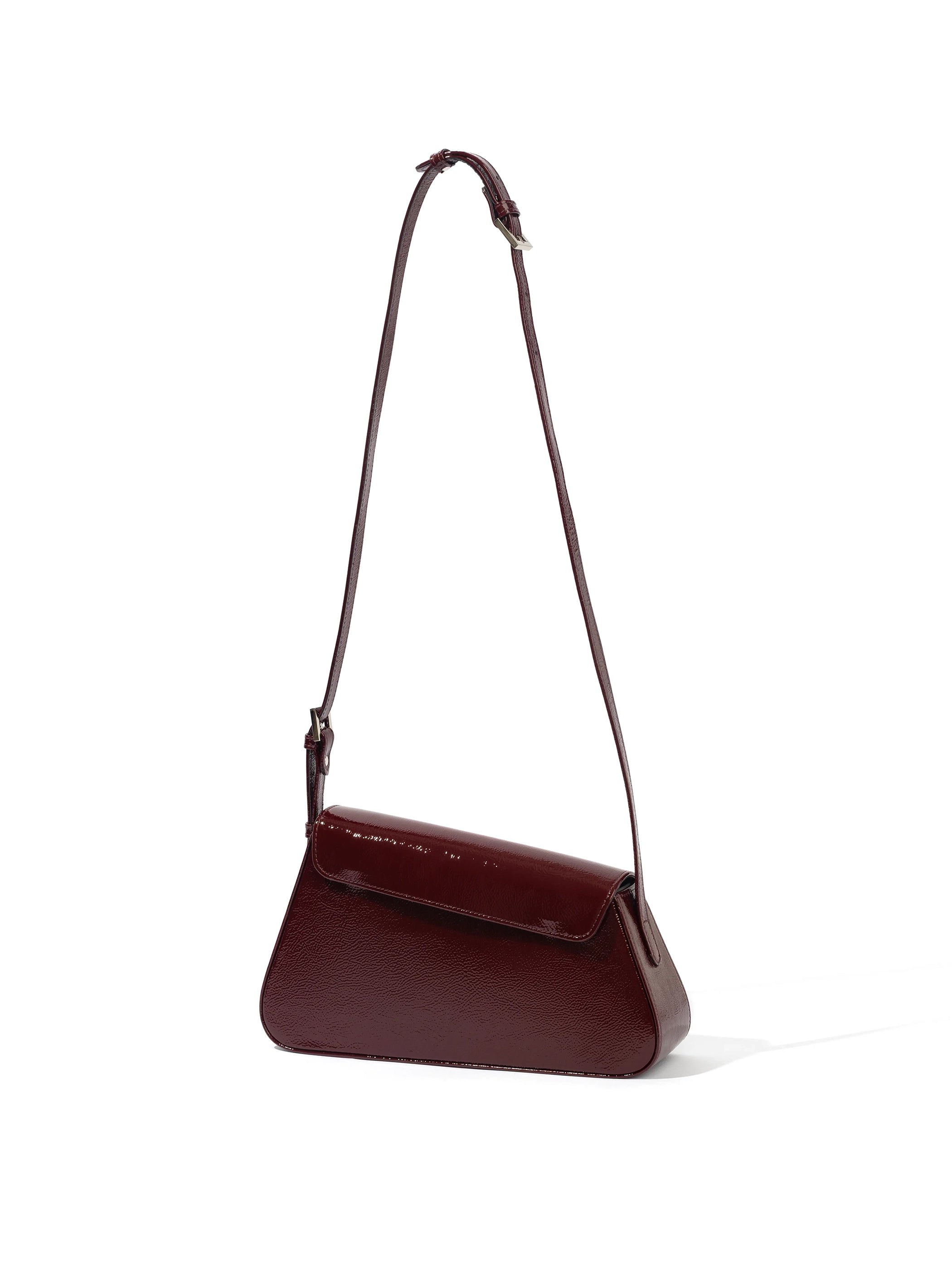 SUEDE BURGUNDY LACQUER