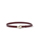 BAISSE BELT BURGUNDY