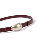 BAISSE BELT BURGUNDY