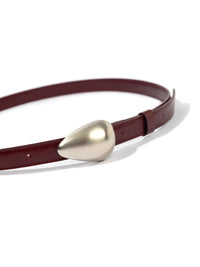 BAISSE BELT BURGUNDY