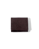 WALLET JUNA CROCO BURGUNDY