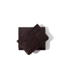 WALLET JUNA CROCO BURGUNDY