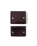 WALLET JUNA CROCO BURGUNDY