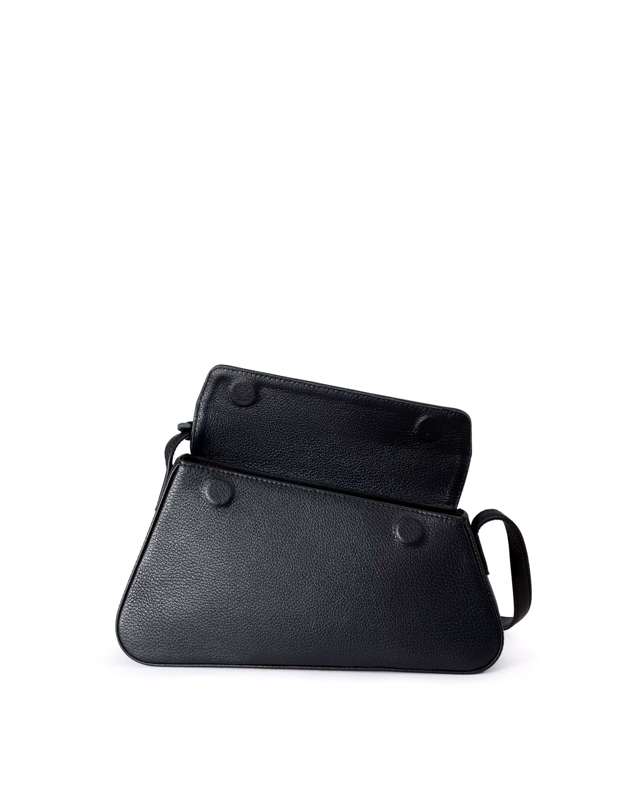 SUEDE IN LEATHER BLACK
