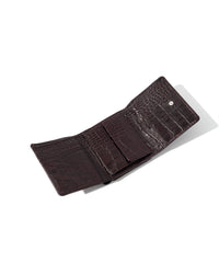 WALLET JUNA CROCO BURGUNDY