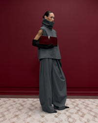 BAISSE CLUTCH BURGUNDY