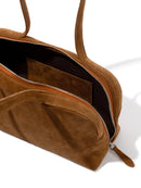 BOWLING SMALL TOFFEE SUEDE
