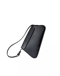 SUEDE IN LEATHER BLACK