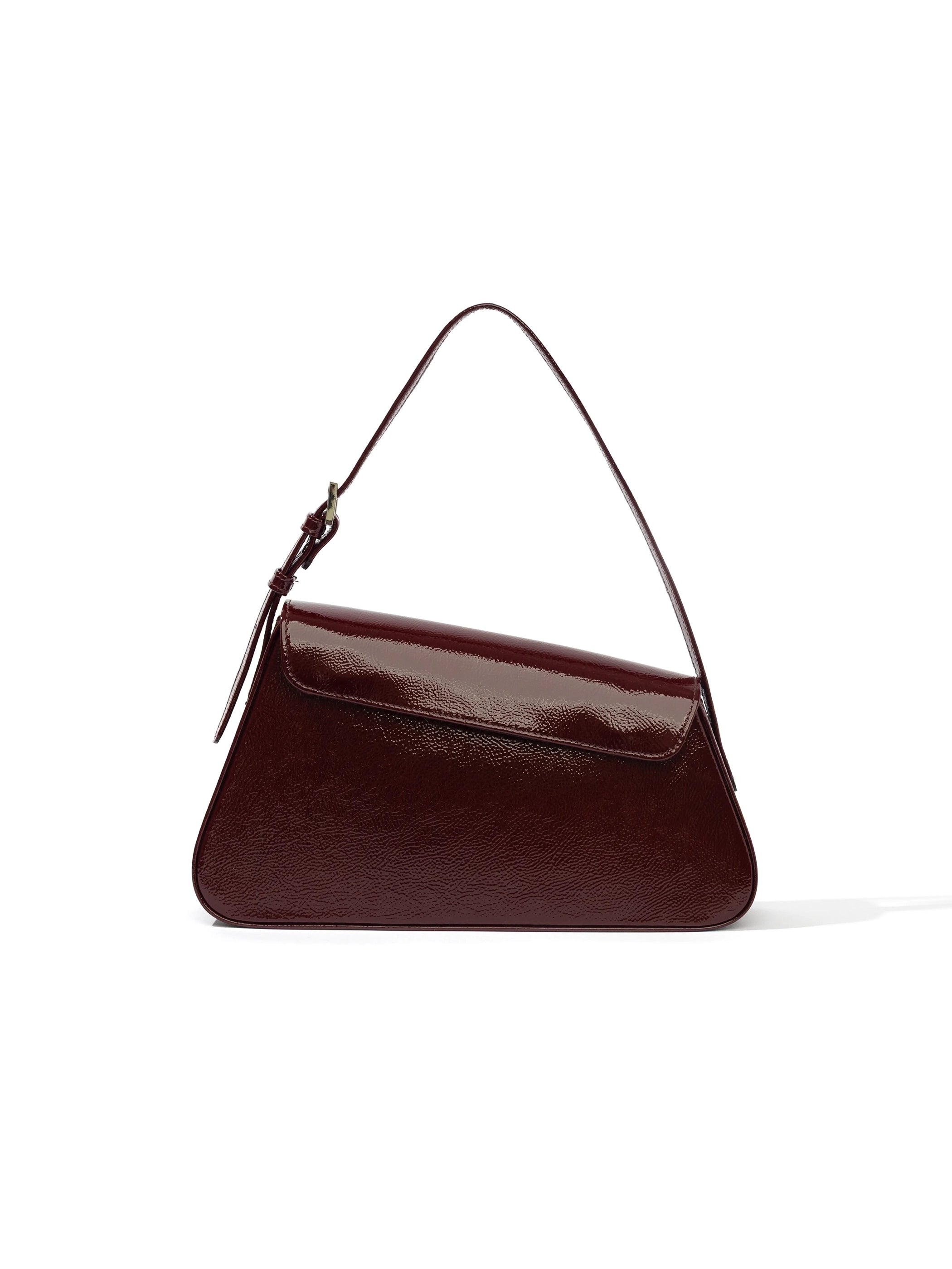 SUEDE BURGUNDY LACQUER