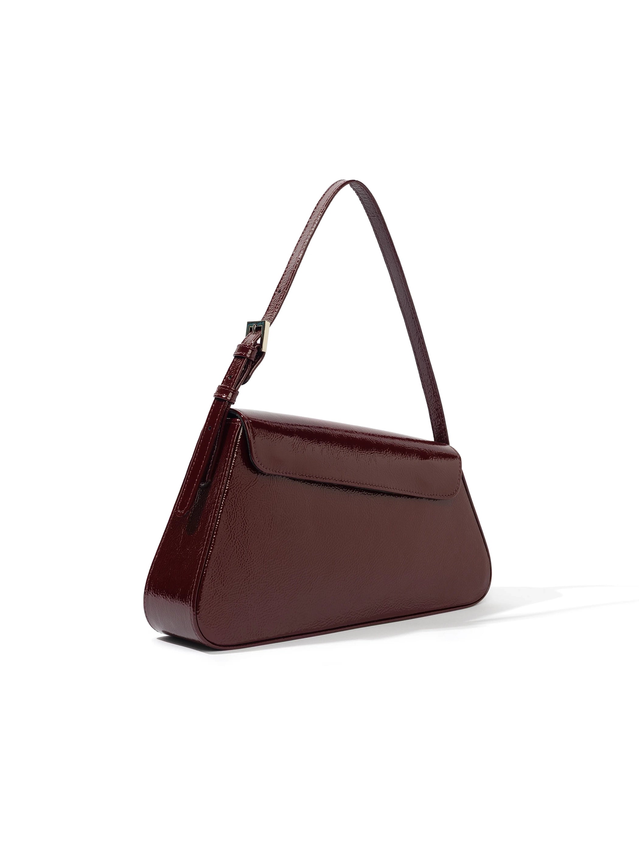 SUEDE BURGUNDY LACQUER