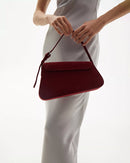 SUEDE BURGUNDY