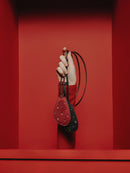 KEY HOLDER SPARKLE BORDO