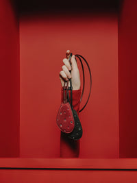 KEY HOLDER SPARKLE BORDO